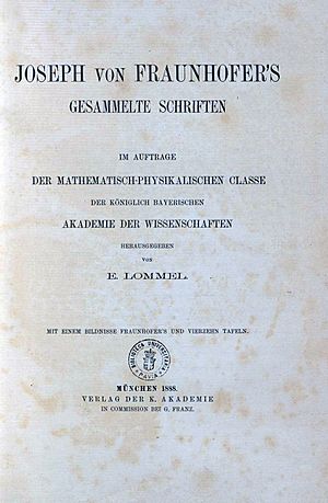 Fraunhofer, Joseph von – Opere, 1888 – BEIC 11945572