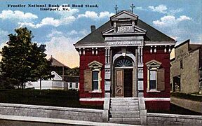 Frontier National Bank & Bandstand, Eastport, ME