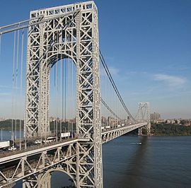 George Washington Bridge from New Jersey-edit