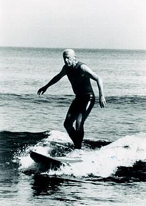 Gerhard Ringel surfing