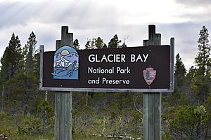 Glacier Bay National Park and Preserve Sign