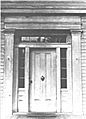 Gordon Hall front door Dexter MI c 1922