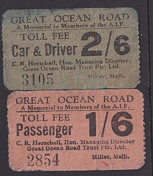 Great ocean road toll tickets
