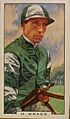 H Wragg, jockey, cigarette card