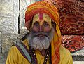 Hindu sadhu with painted face-3311230