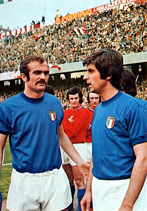 Italy v Luxembourg (Genoa, 1973) - Mazzola and Rivera