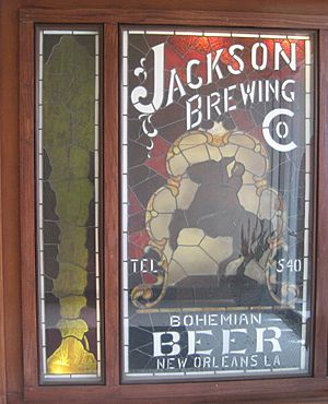 Jackson Brewing Co 1891 Stained Glass