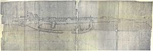 Jasper Danckaerts - Map based on - New York from Brooklyn Heights - 1679