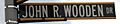 John R. Wooden Drive Street Sign