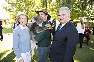 Julie Bishop and Ken Wyatt