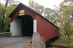 Image of Knecht's Covered Bridge taken September 2012