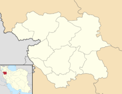 Buin-e Sofla is located in Iran Kurdistan