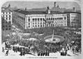 La Puerta del Sol en la mañana del 29 de septiembre de 1868, de Urrabieta