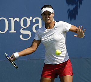 Li Na at the 2009 US Open 01