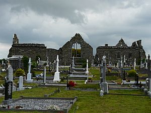 Lislaughtin Abbey from Graveyard