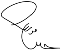 Mir-Hossein Mousavi signature