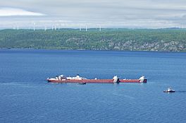 Motor vessel Blough aground in Lake Superior (Image 1 of 5) 160602-G-ZZ999-001.jpg