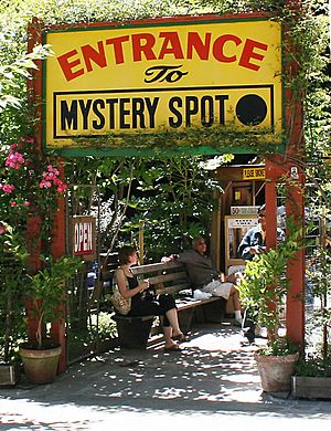 Mystery spot entrance