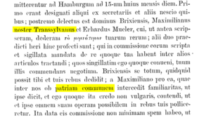 Nicolaus Olahus Letter