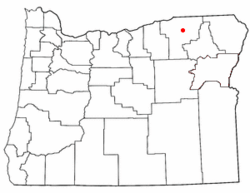 Location of Kirkpatrick, Oregon