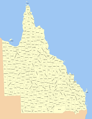 Queensland cadastral divisions 1901