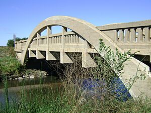 Rainbow bridge on Lincoln Highway north of Ogden, IA