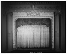 STAGE FRONT AND PROSCENIUM ARCH, INTERIOR - Pantages Theatre and Jones Building, 901-909 Broadway, Tacoma, Pierce County, WA HABS WASH,27-TACO,5-5