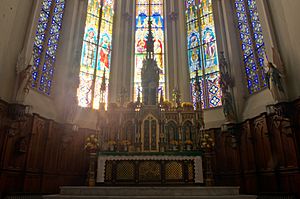 Saint Joseph Catholic Church (Detroit, MI) - altar and tabernacle