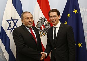 Sebastian Kurz and Avigdor Lieberman (11995373836)