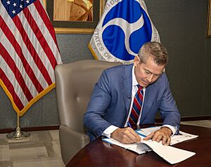 Secretary Sean Duffy signs memorandum to reduce restrictive fuel standards, 2025