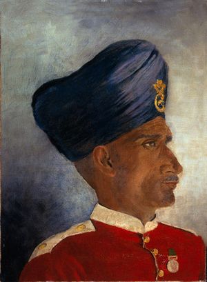 Sepoy of the Indian Infantry, 1900 (c).