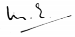 Signature de Mary Elmes - Archives nationales (France).png