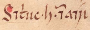 Sitriuc ua Ímair (Oxford Bodleian Library MS Rawlinson B 489, folio 29r)