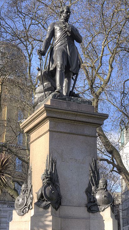 Statue of James Outram, Victoria Embankment Gardens.jpg
