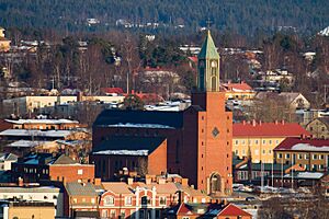 Stora kyrkan Östersund march 2012