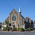 Stoughton Methodist Church, Manor Road, Stoughton, Guildford (April 2014, from Southeast) (1)