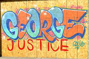 Street Art, George Floyd protest, Minneapolis, Minnesota, June 2020 (49997280012)