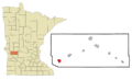 Swift County Minnesota Incorporated and Unincorporated areas Appleton Highlighted