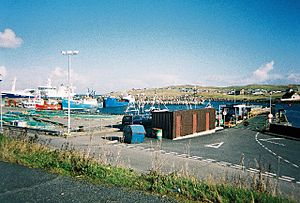 Symbister harbour and ferry terminal, Whalsay, Shetland - geograph.org.uk - 95477