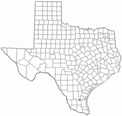 Location of Falfurrias, Texas