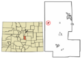 Teller County Colorado Incorporated and Unincorporated areas Florissant Highlighted 0827095