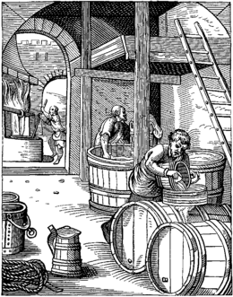 The Brewer designed and engraved in the Sixteenth. Century by J Amman
