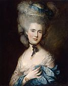 Thomas Gainsborough - Portrait of a Lady in Blue - WGA8414