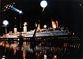Titanic Movie Cinema shooting. Airstar Lighting balloons
