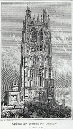 Tower of Wrexham church, Denbighshire
