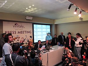 Vinitaly 2011 press meeting