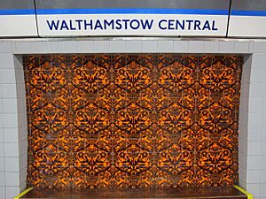 Walthamstow Central tube station – ceramic tiles