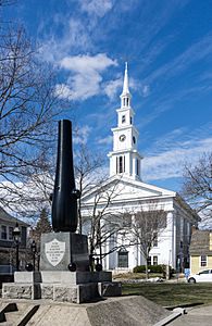 Warren United Methodist Church and Civil War Memorial (Warren Common), Rhode Island