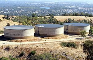 Water storage - Anstey Hill filtration plant