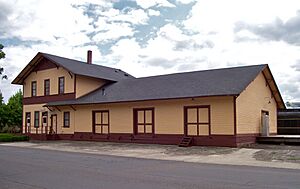 Willamette Valley and Coast Railroad Depot-Corvallis